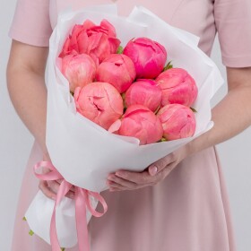 9 Коралловых Пионов фото