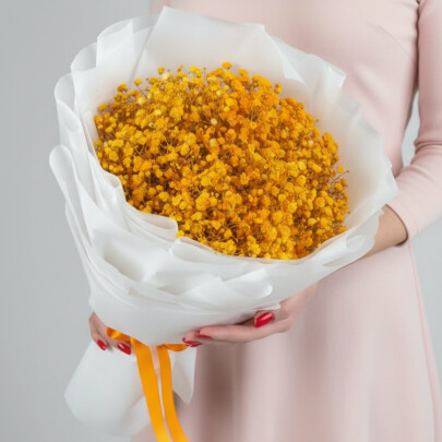 9 Оранжевых Гипсофил фото