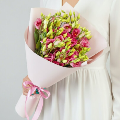 9 Розовых Эустом фото