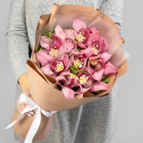 9 Розовых Орхидей фото
