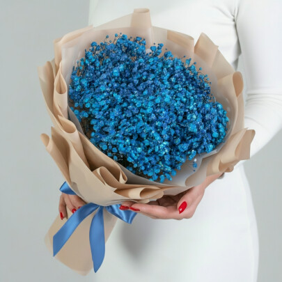 9 Синих Гипсофил фото