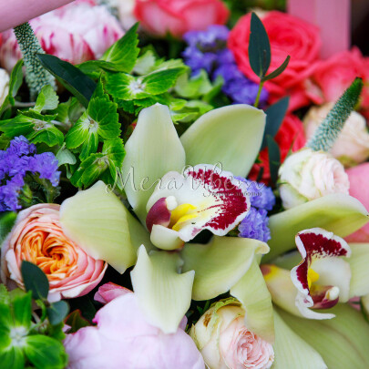 Букет "Летний" в ящике фото изображение 6