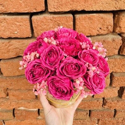 Букет дня "Хлопок и Мимоза" в упаковке фото