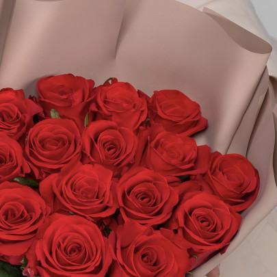 Букет Премиум "15 Красных Роз" фото изображение 2