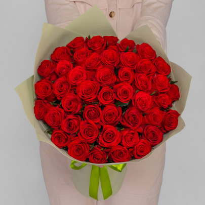Букет Премиум "51 Красная Роза" фото изображение 3