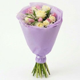 Букет дня "Кокетка" в упаковке фото