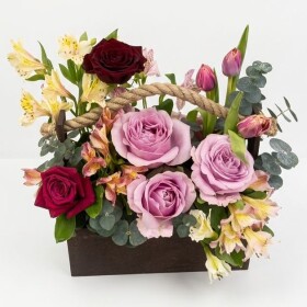 Букет дня "Красивый" в ящике фото