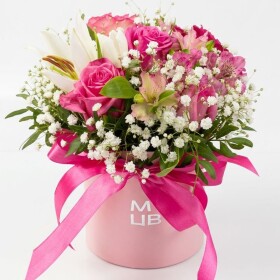 Букет дня "Миксовый" в коробке фото