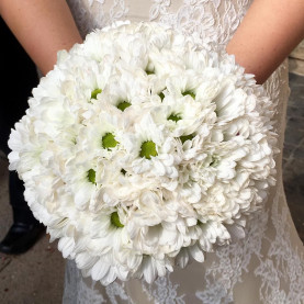 Букет невесты "Хризантема Ромашка" фото