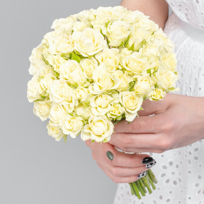 Букет невесты "Кустовая Роза" фото