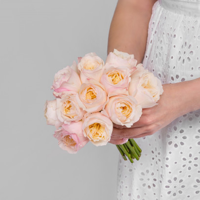Букет невесты "Роза Кейра" мини фото изображение 2