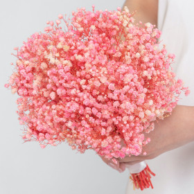 Букет невесты &quot;Розовая Гипсофила&quot; фото