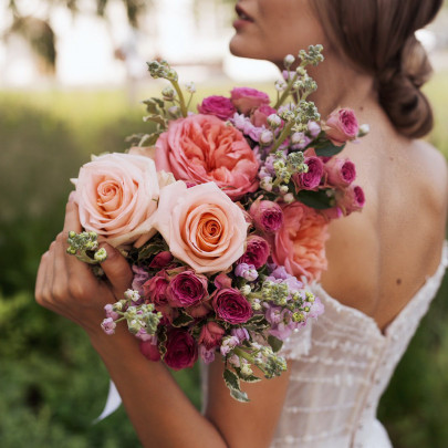Букет невесты "Роза" фото изображение 6