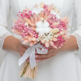 Букет "Нежные Чувства" сухоцвет фото