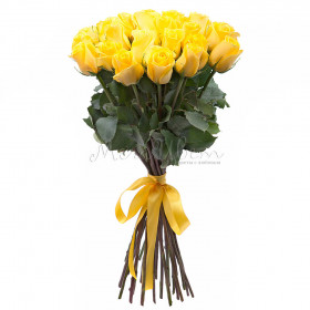 25 Желтых Роз (60 см.) фото