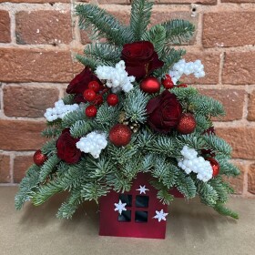 Букет дня &quot;Сухоцветы №15&quot; в шляпной коробке фото