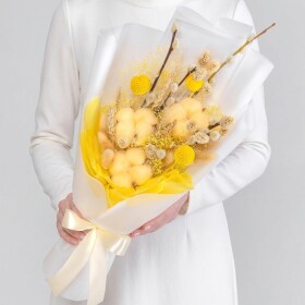 Готовый букет "Сухоцвет №6" фото