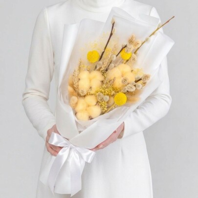 Готовый букет "Сухоцвет №6" фото