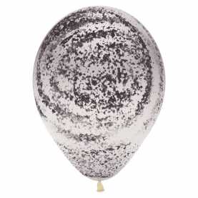 Воздушный Шар "Граффити", Мраморный Узор (Прозрачный, Кристалл) фото