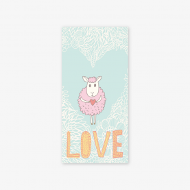 Конверт для денег "Love" овечка фото