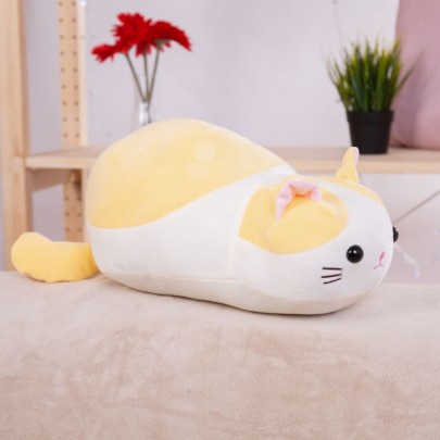 Мягкая игрушка Кошка "Желтый" (34 см.) фото