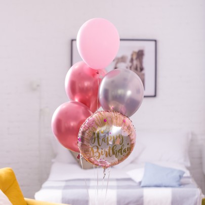 Набор Воздушных Шаров "Happy Birthday" фото