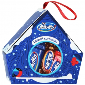 Подарочный набор Конфет "Milky Way" Кормушка 155 г фото