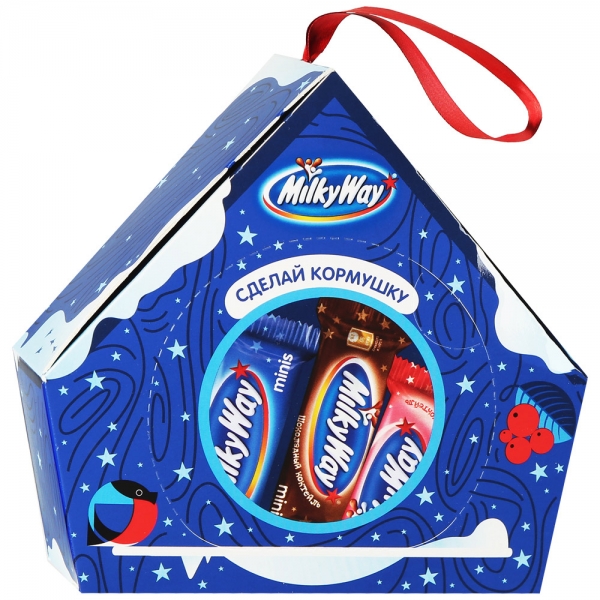 

Подарочный набор Конфет "Milky Way" Кормушка 155 г