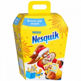 Подарочный набор конфет "Nesquik" c настольной карточной игрой 134 г фото