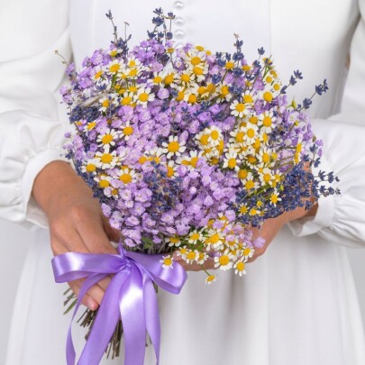 Полевой букет №6 фото