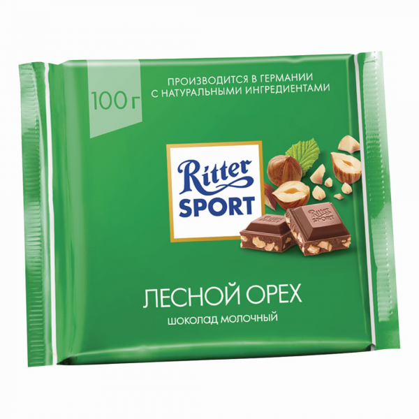 

Шоколад "Ritter Sport", Лесной Орех 100 гр.