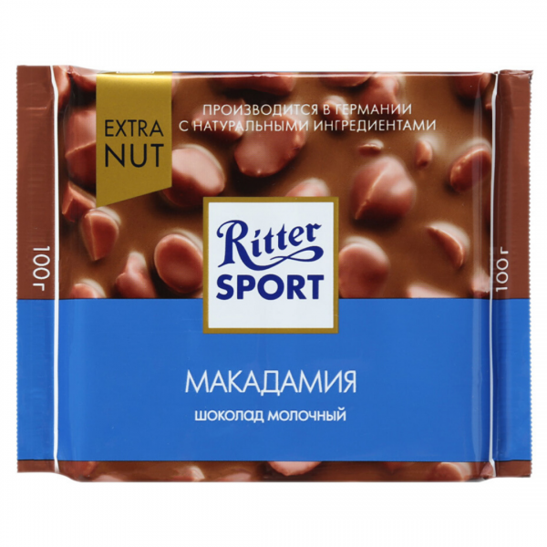 

Шоколад "Ritter Sport", Макадамия 100 гр.