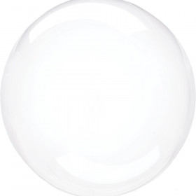 Шар (18/46 см.) &quot;Сфера 3D, Deco Bubble, Прозрачный&quot; (латекс/гелий) фото