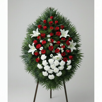 Траурный Венок №1 фото