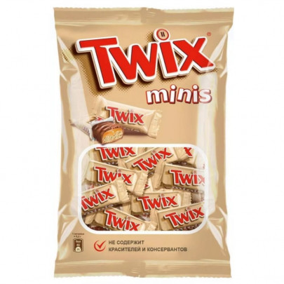 Шоколадный батончик "Twix Minis" фото