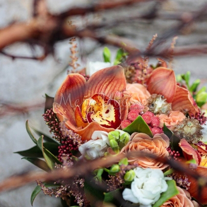 Букет невесты "Осенний" фото изображение 5