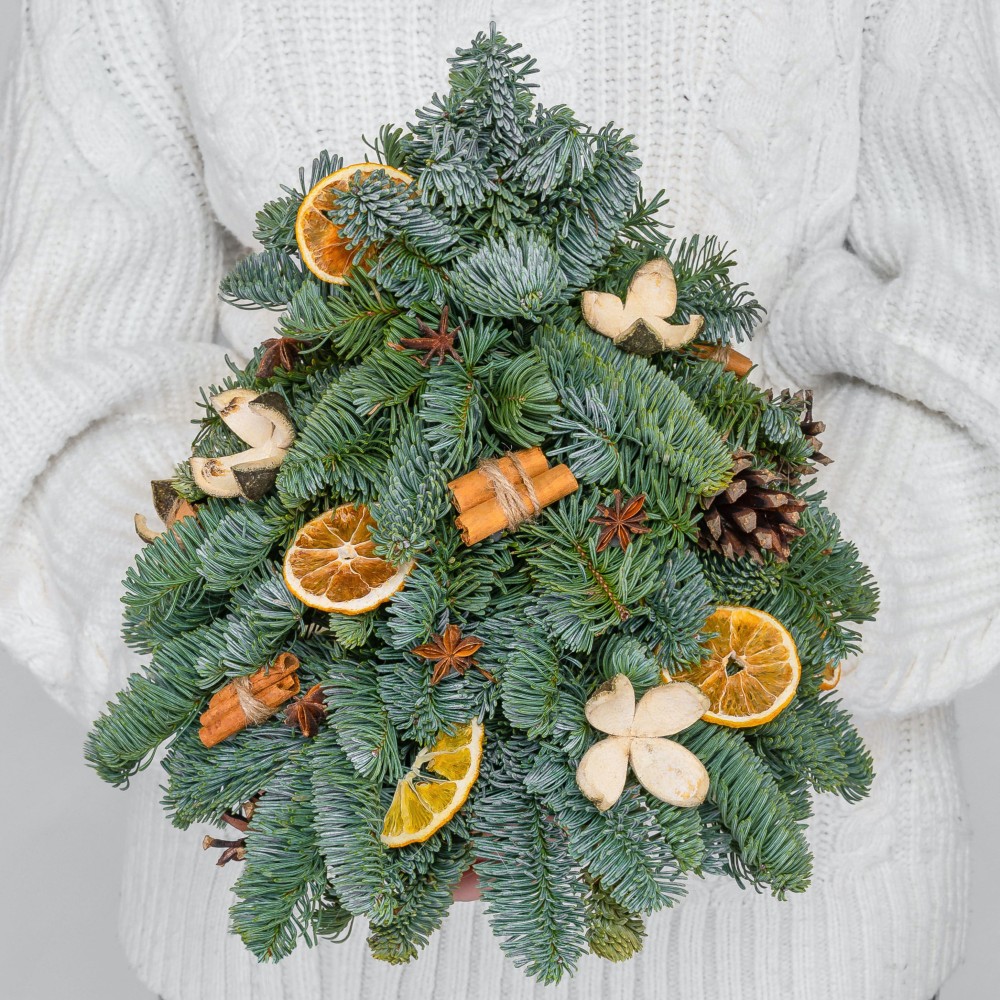 Новогодняя ёлка натуральная (25 см.)фото