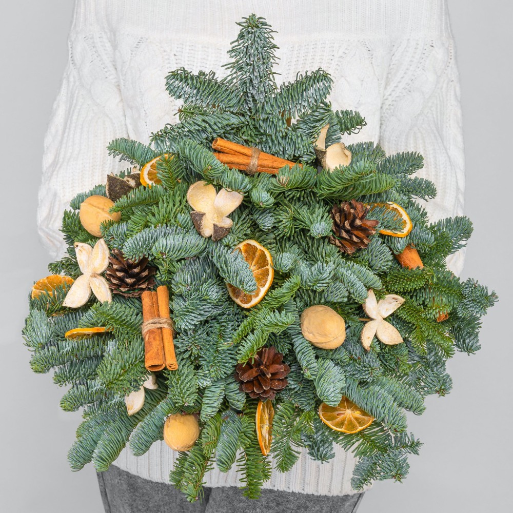 Новогодняя ёлка натуральная (35 см.) фото