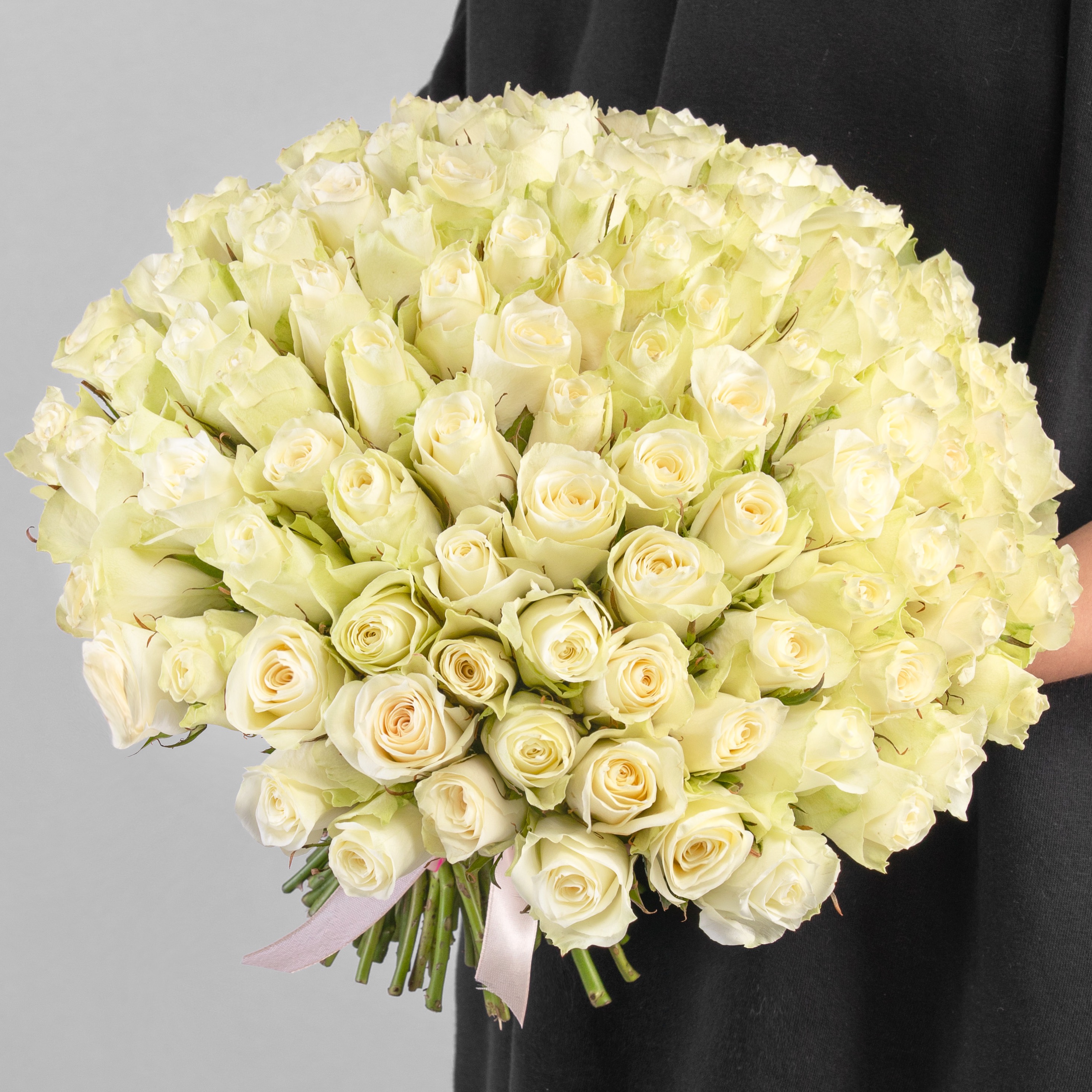 Флорико 101 белая роза, 40 см